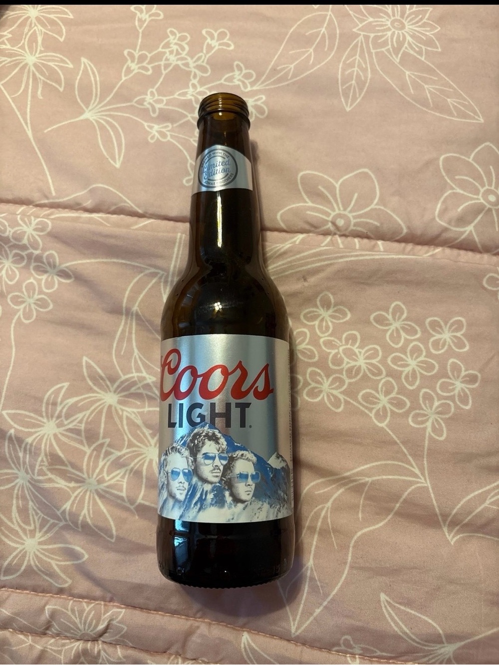 Jonas Brothers collab Coors Light Bottle